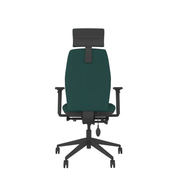 Solo Medium Back Chair Small Seat with Headrest